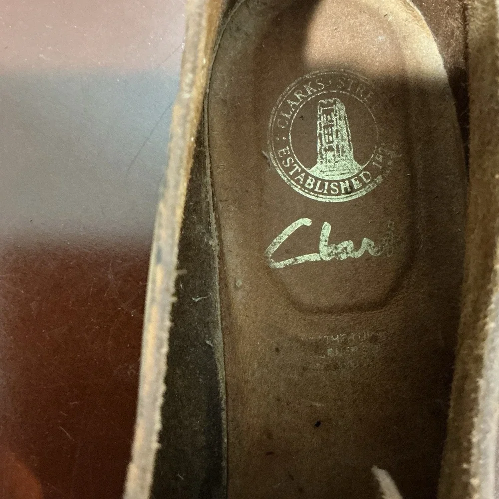 Clark's Originals Desert Trek Shoes Men's 13 Brown Beeswax Leather Gum Soles